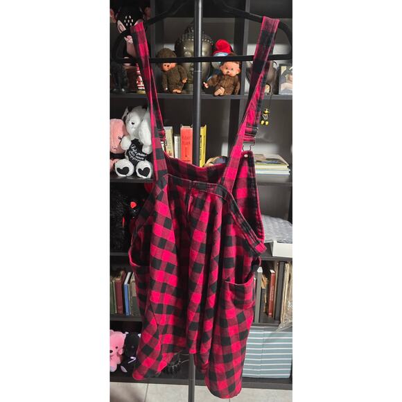 Hot Topic Plaid Overall Dress - Picture 2 of 2
